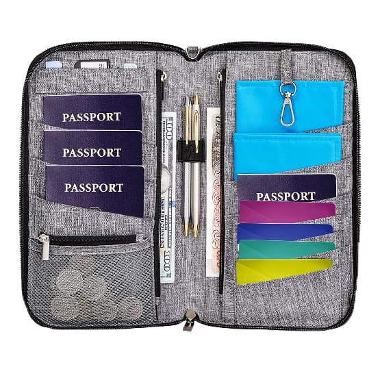 Valante Premium Family Travel Document Organizer